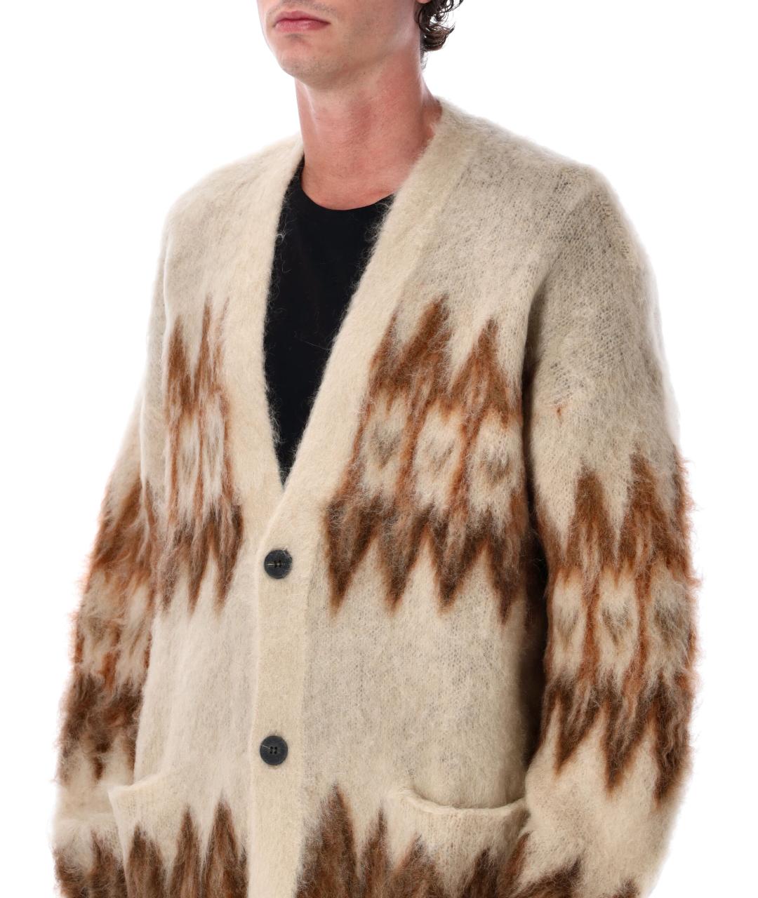 ISABEL MARANT Мульти шерстяной кардиган, фото 4