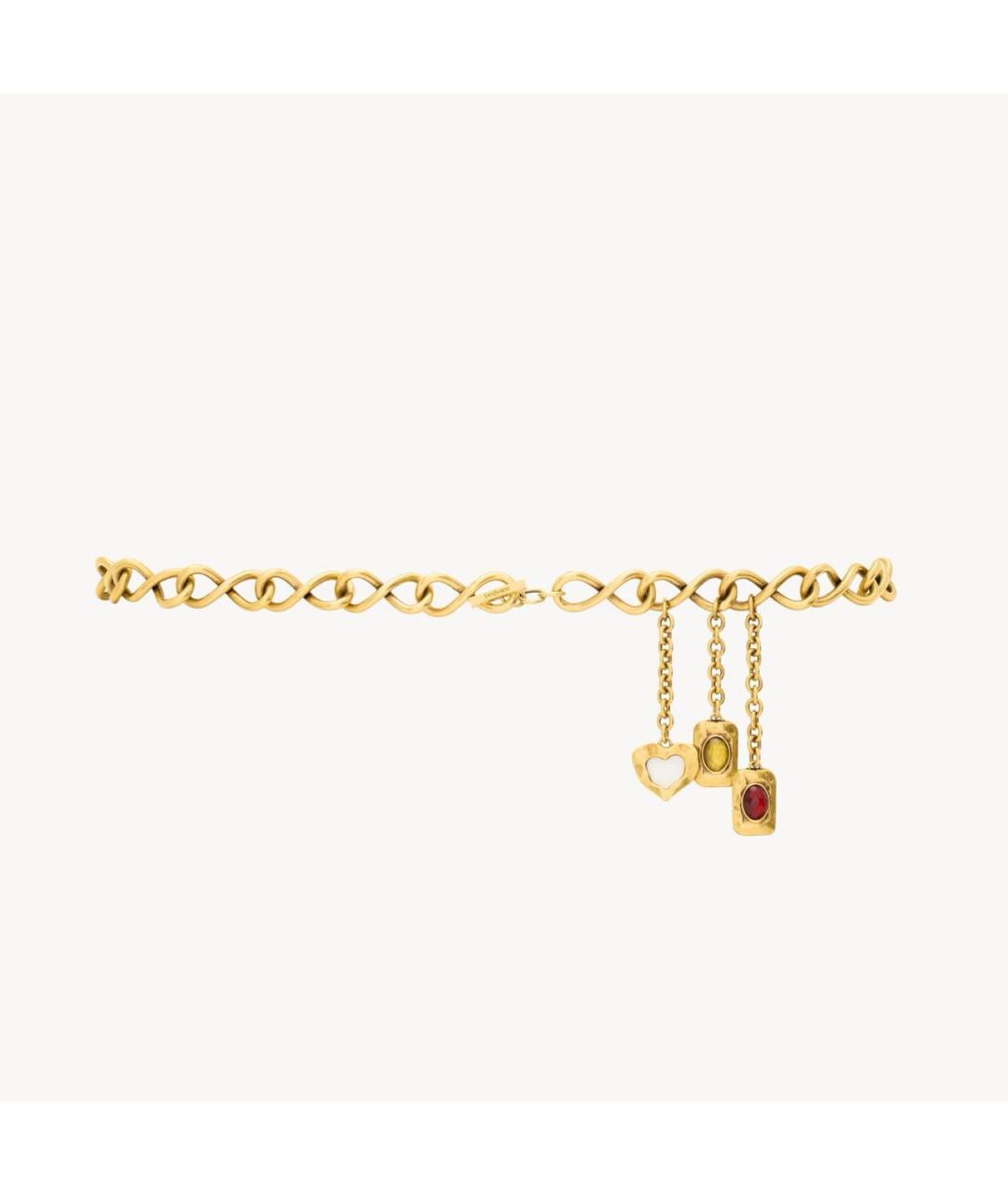 SAINT LAURENT Золотой ремень, фото 3