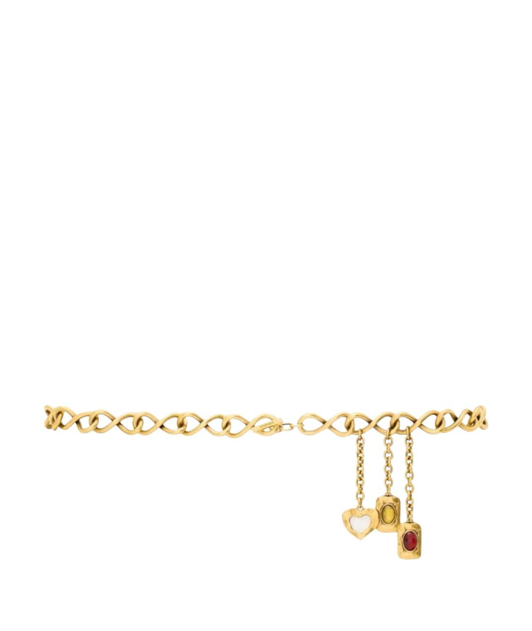 SAINT LAURENT Золотой ремень, фото 1