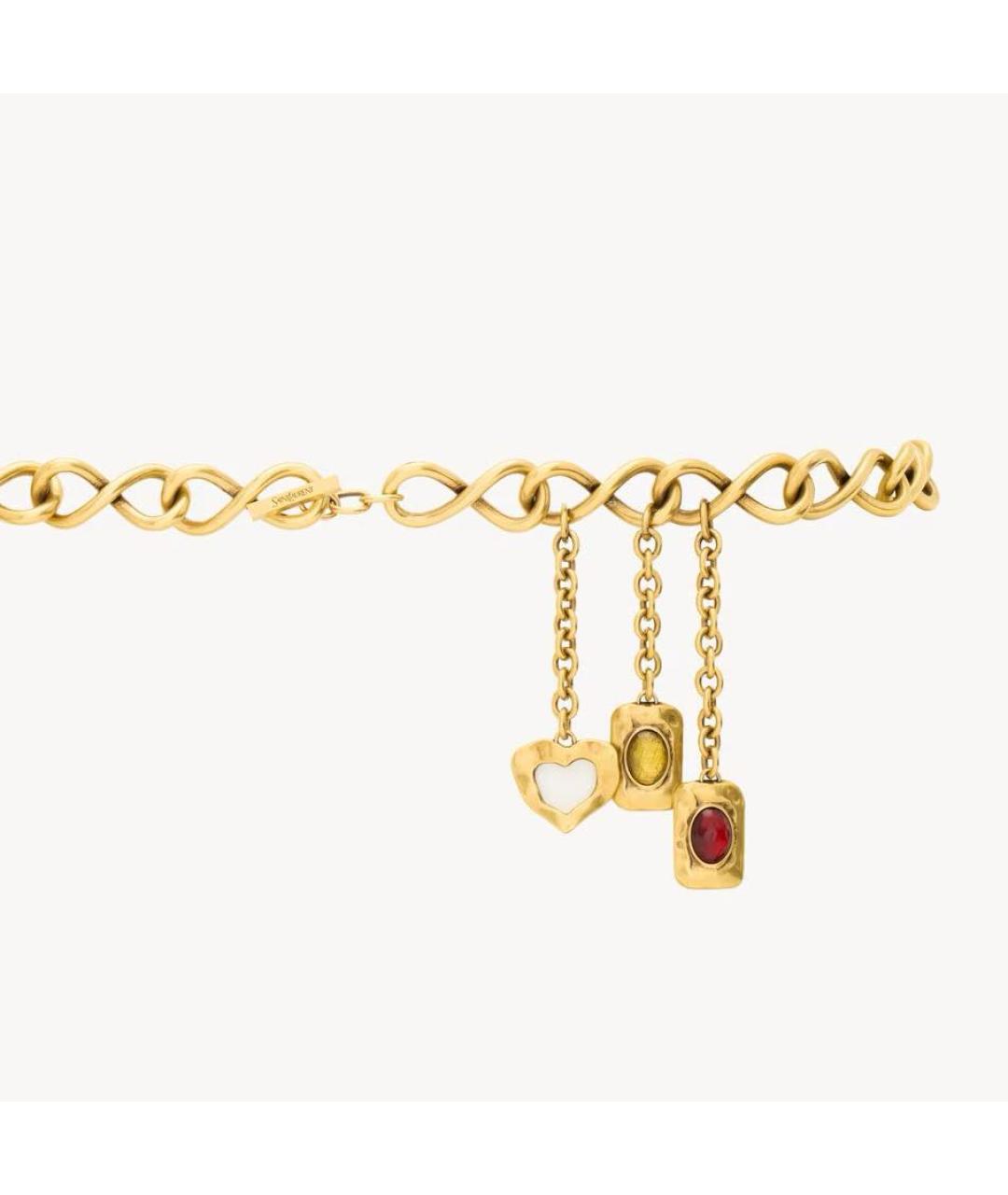 SAINT LAURENT Золотой ремень, фото 2