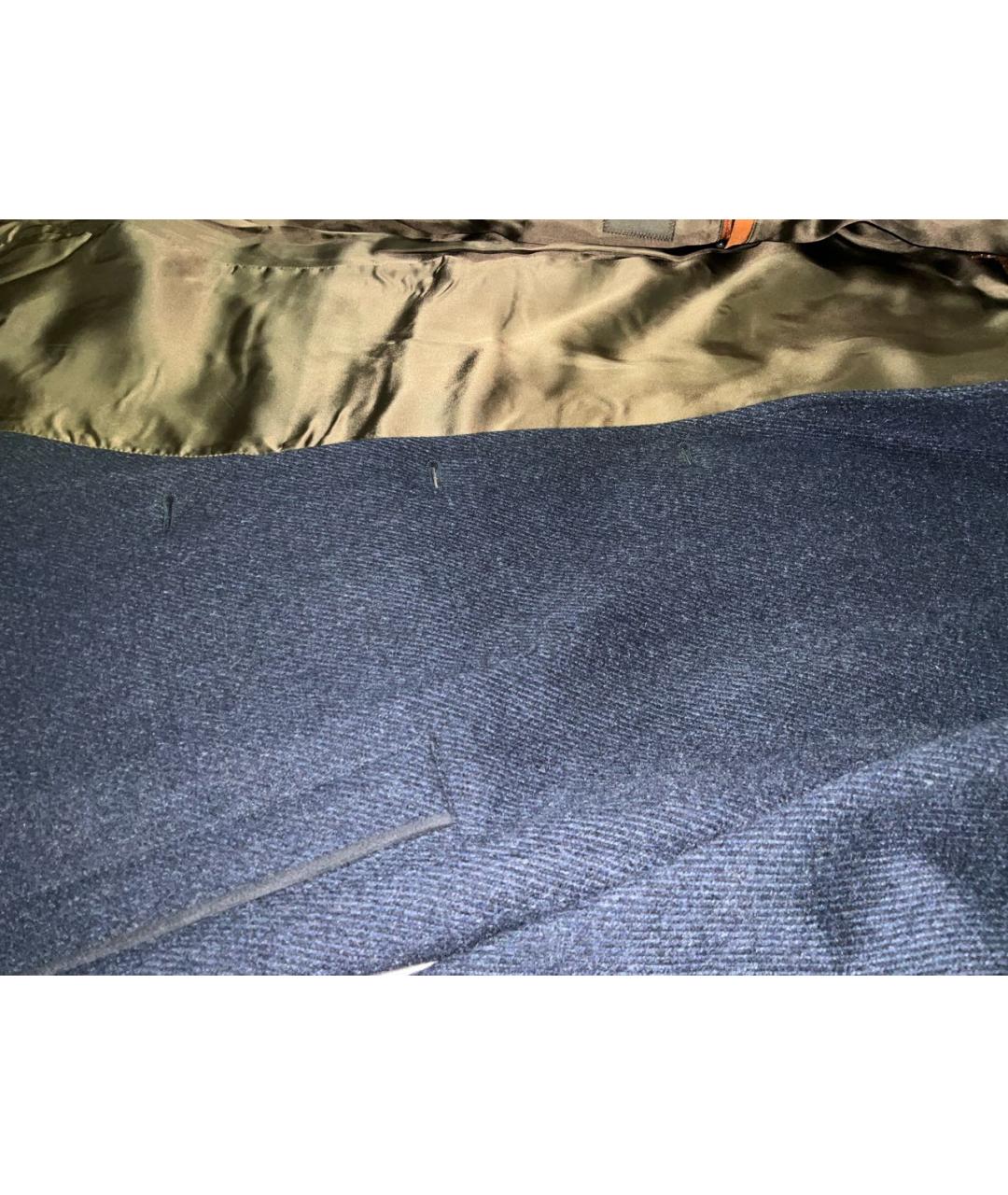 LORO PIANA Синее кашемировое пальто, фото 2