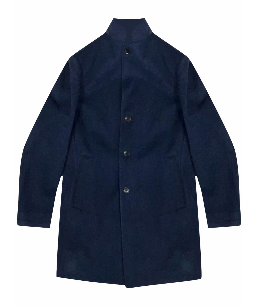 LORO PIANA Синее кашемировое пальто, фото 1
