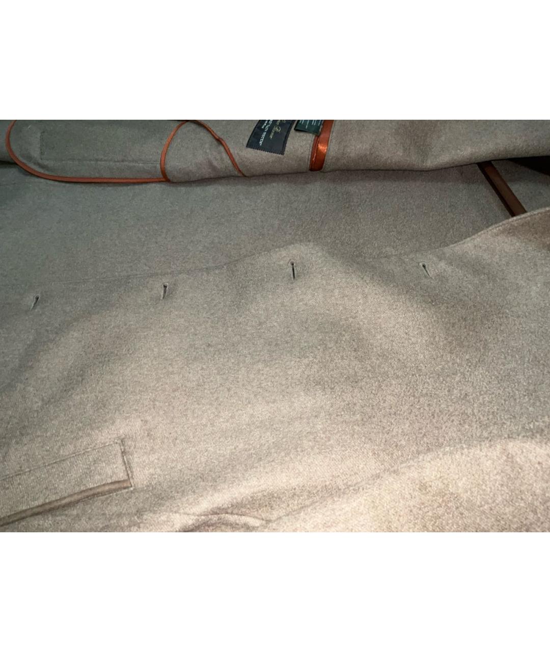 LORO PIANA Бежевое кашемировое пальто, фото 5