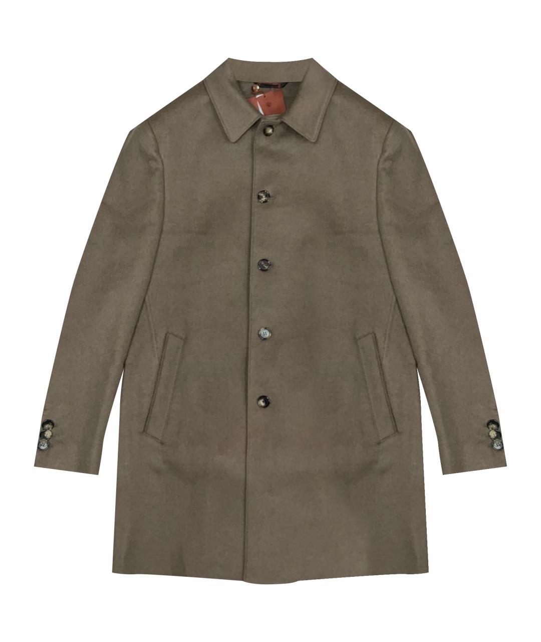 LORO PIANA Бежевое кашемировое пальто, фото 1