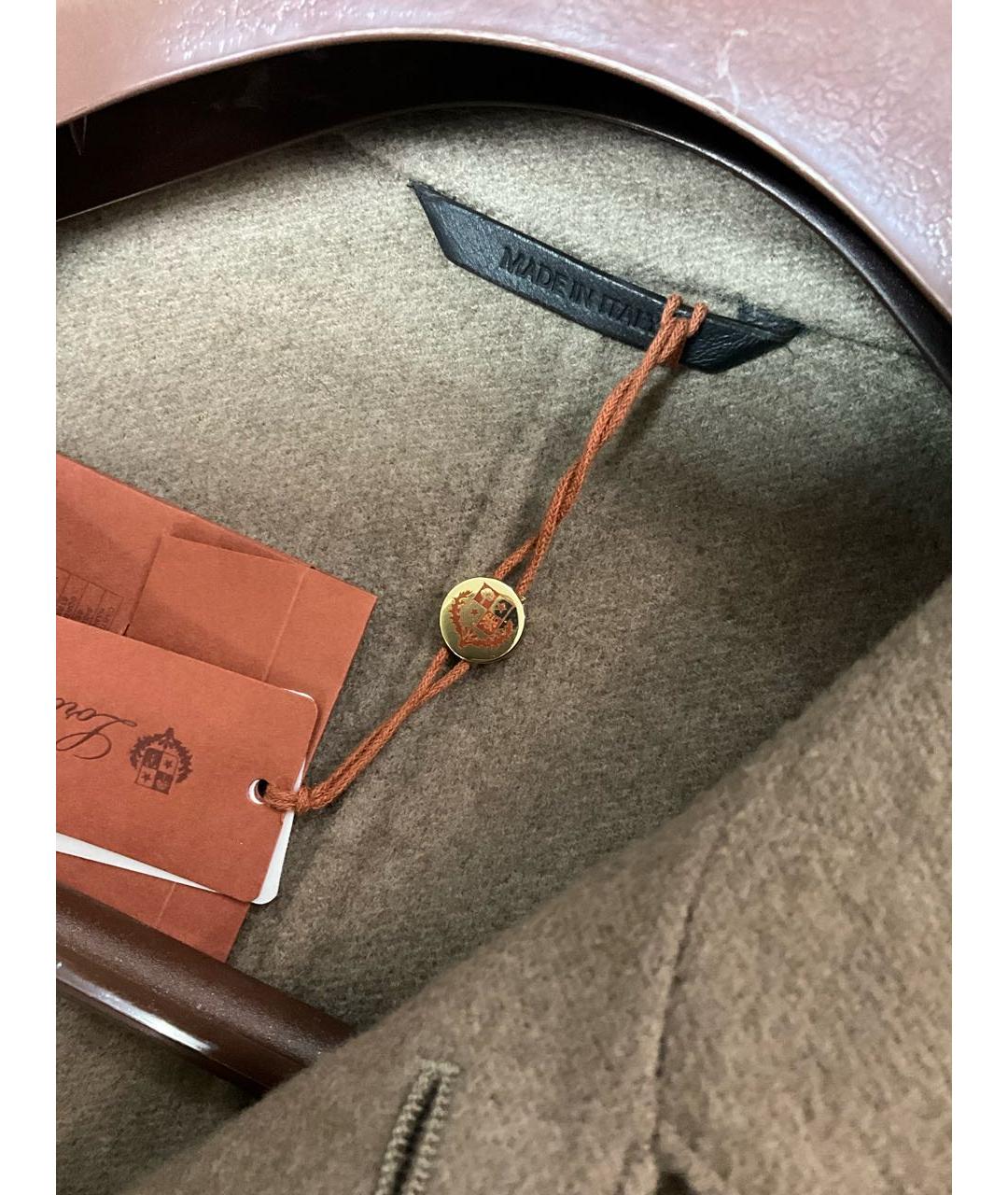 LORO PIANA Бежевое кашемировое пальто, фото 8