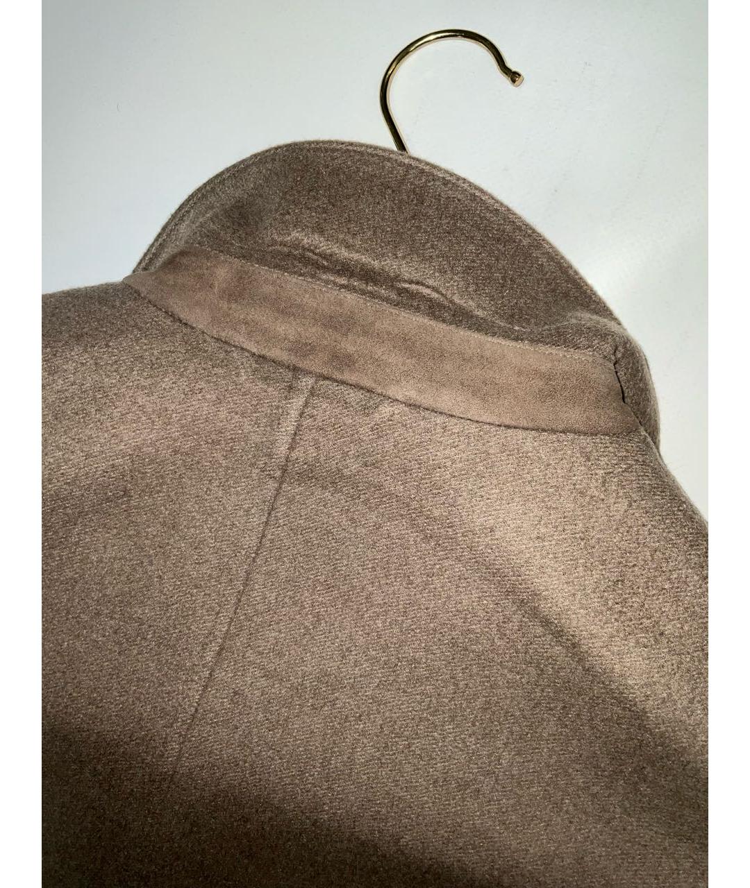 LORO PIANA Бежевое кашемировое пальто, фото 4