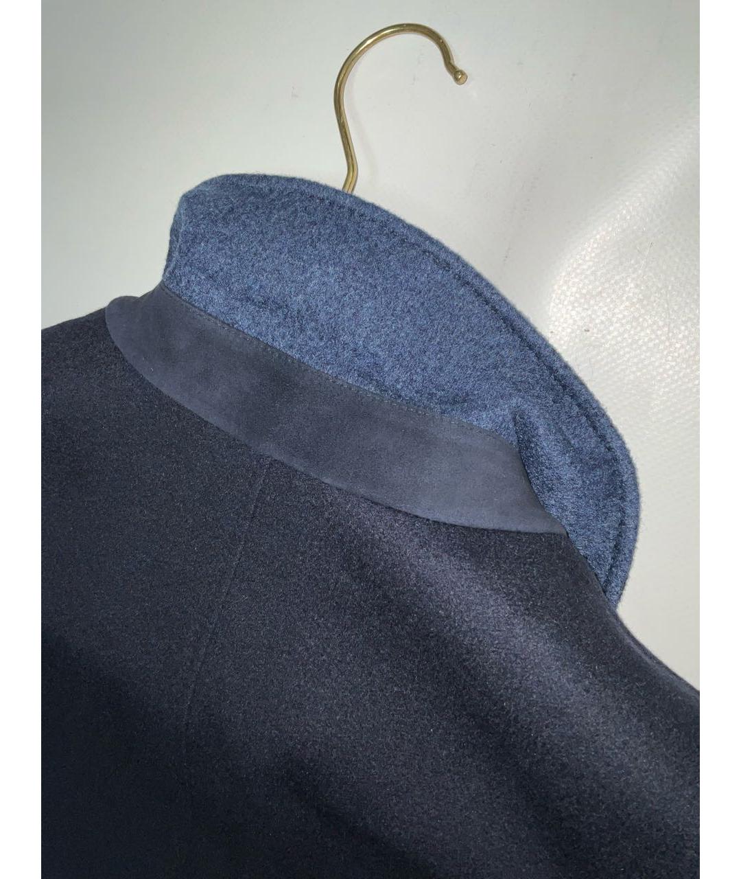 LORO PIANA Синее кашемировое пальто, фото 8