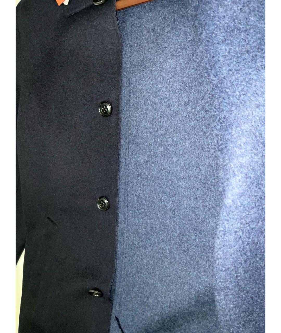 LORO PIANA Синее кашемировое пальто, фото 2
