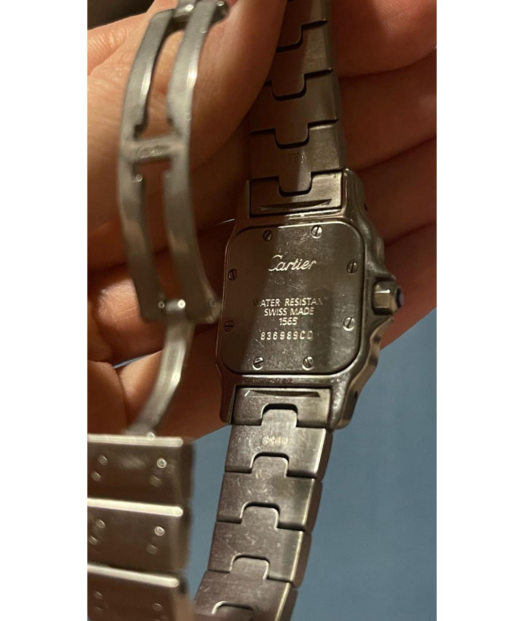 CARTIER Серебряные часы, фото 2