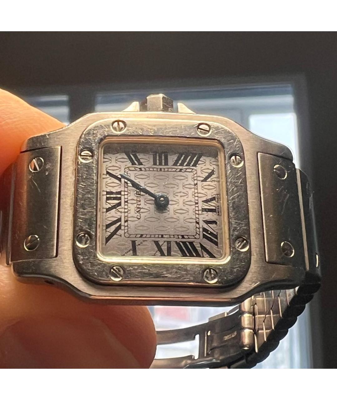 CARTIER Серебряные часы, фото 8