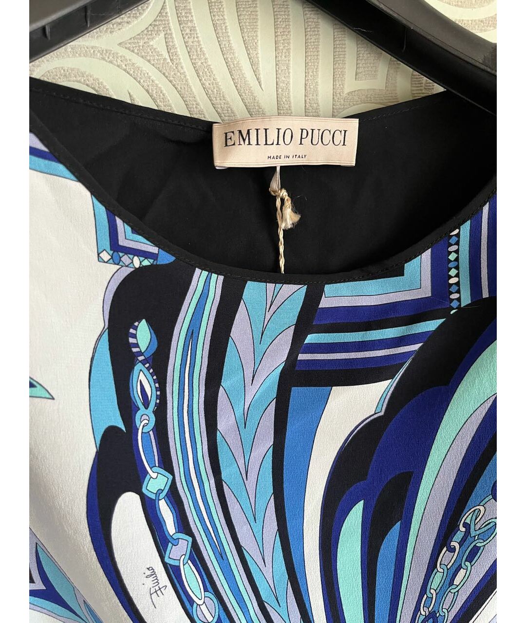 EMILIO PUCCI Мульти шелковое повседневное платье, фото 3