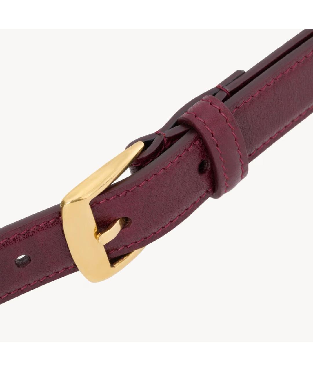 SAINT LAURENT Голубой кожаный ремень, фото 3