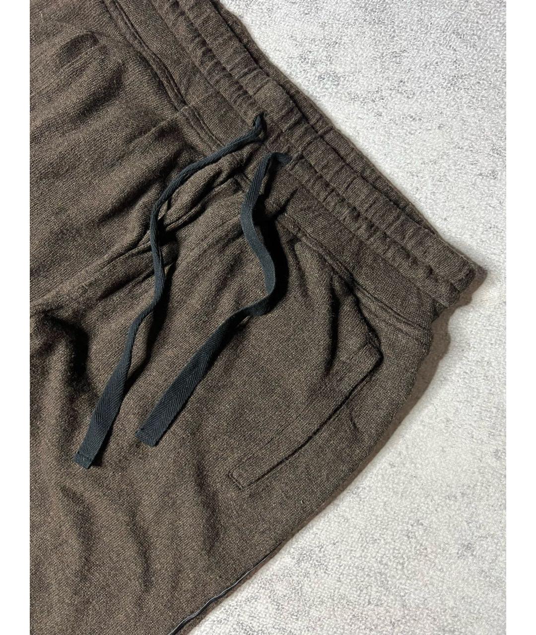 HAIDER ACKERMANN Хаки вискозные брюки узкие, фото 3