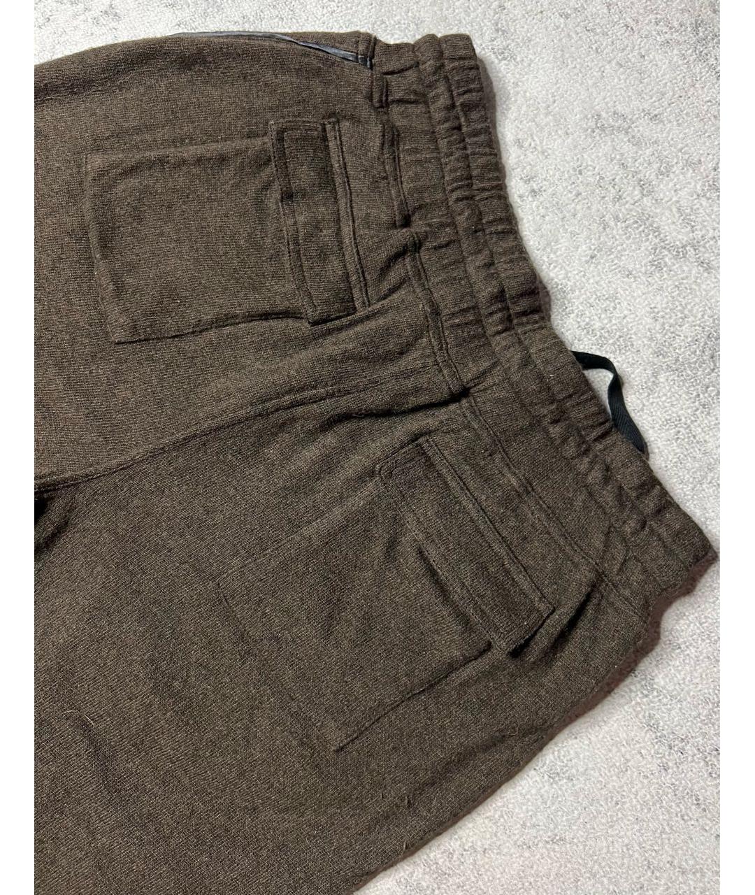 HAIDER ACKERMANN Хаки вискозные брюки узкие, фото 5