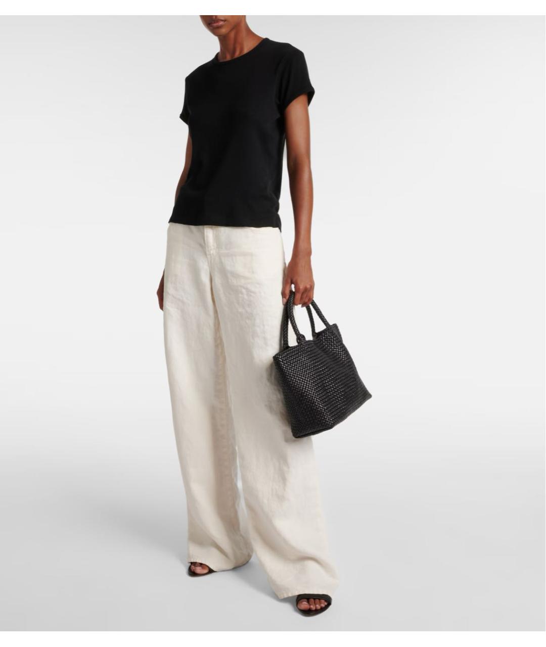 THE ROW Черные кожаные мюли, фото 5