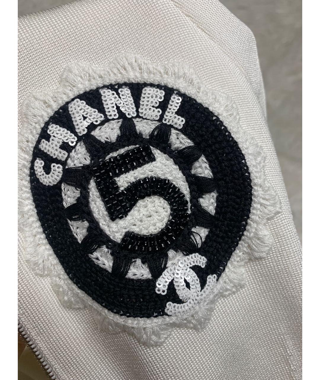 CHANEL Белый вискозный кардиган, фото 6