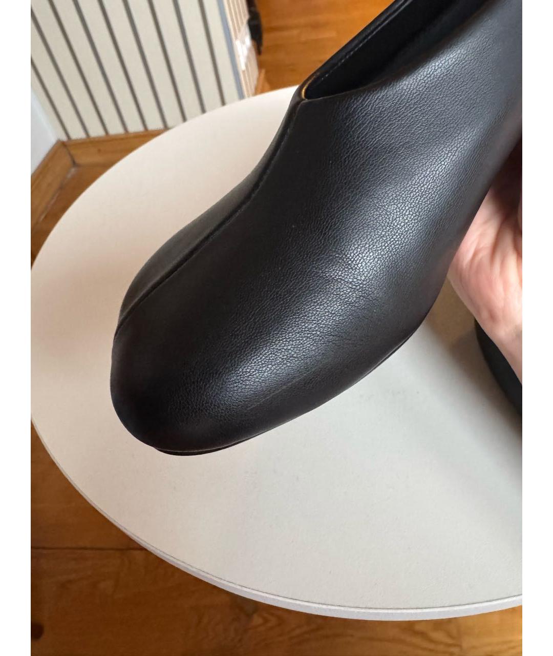 MM6 MAISON MARGIELA Черные кожаные туфли, фото 5