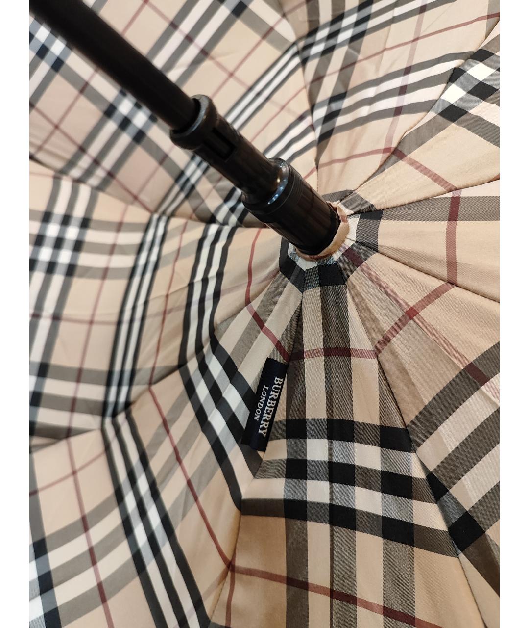 BURBERRY Бежевый зонт, фото 7