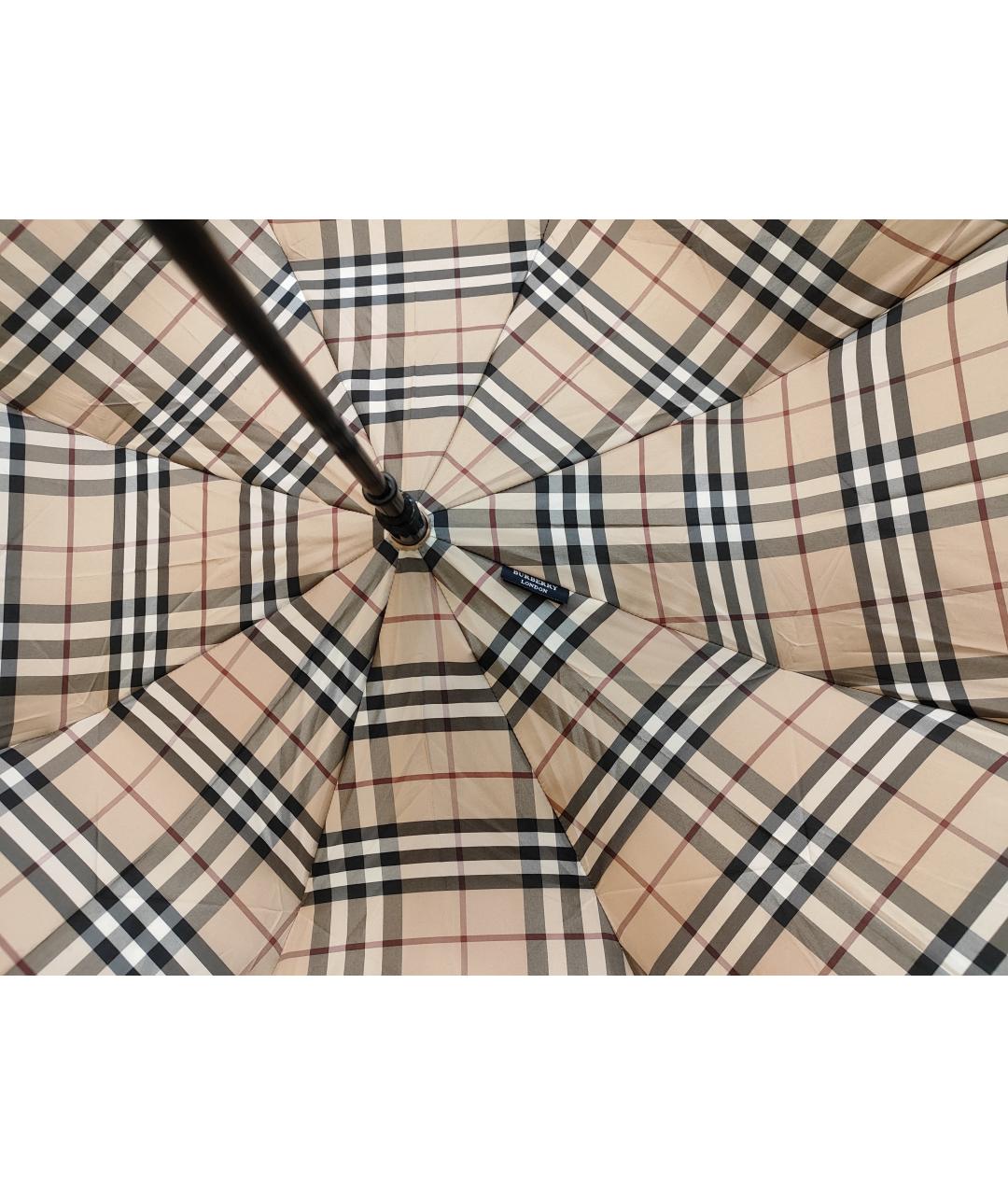 BURBERRY Бежевый зонт, фото 8