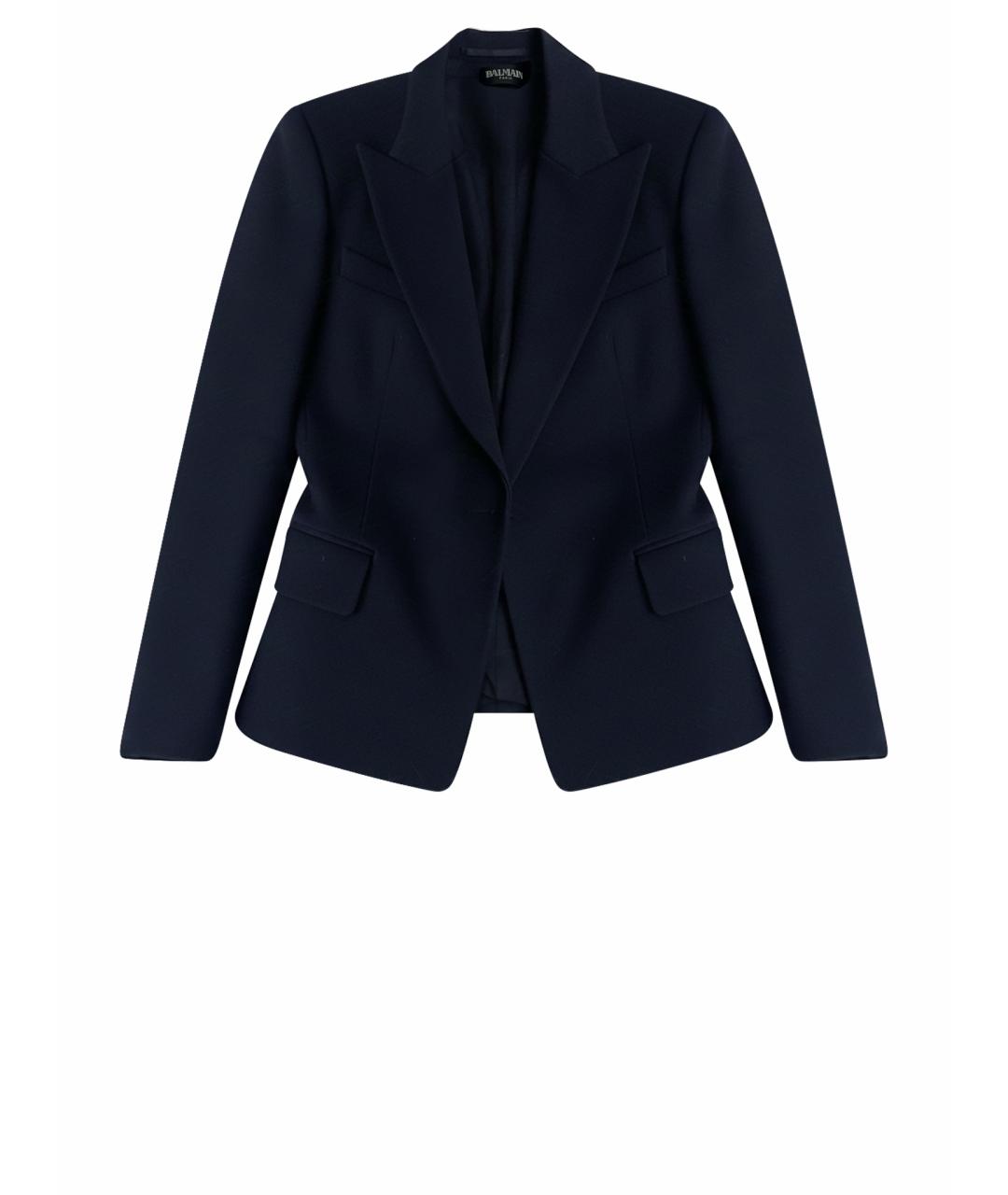 BALMAIN Темно-синий жакет/пиджак, фото 1