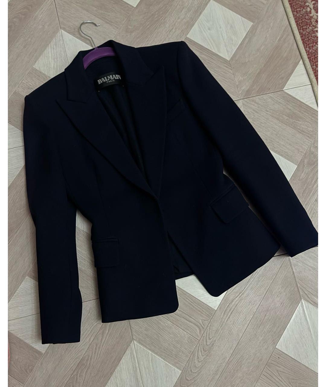 BALMAIN Темно-синий жакет/пиджак, фото 7