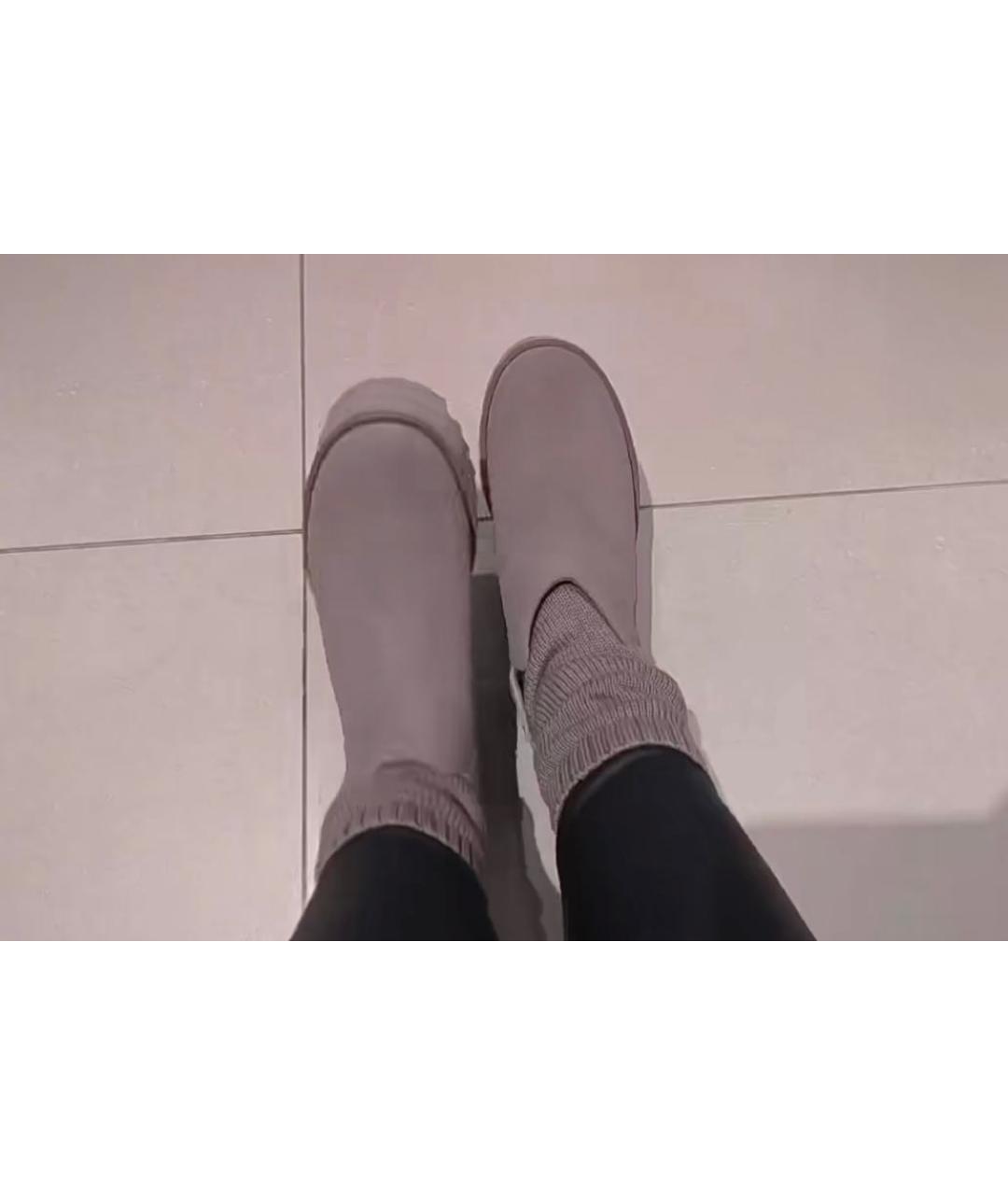 UGG AUSTRALIA Серые замшевые ботинки, фото 4