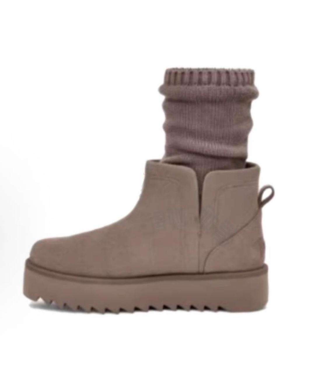 UGG AUSTRALIA Серые замшевые ботинки, фото 8