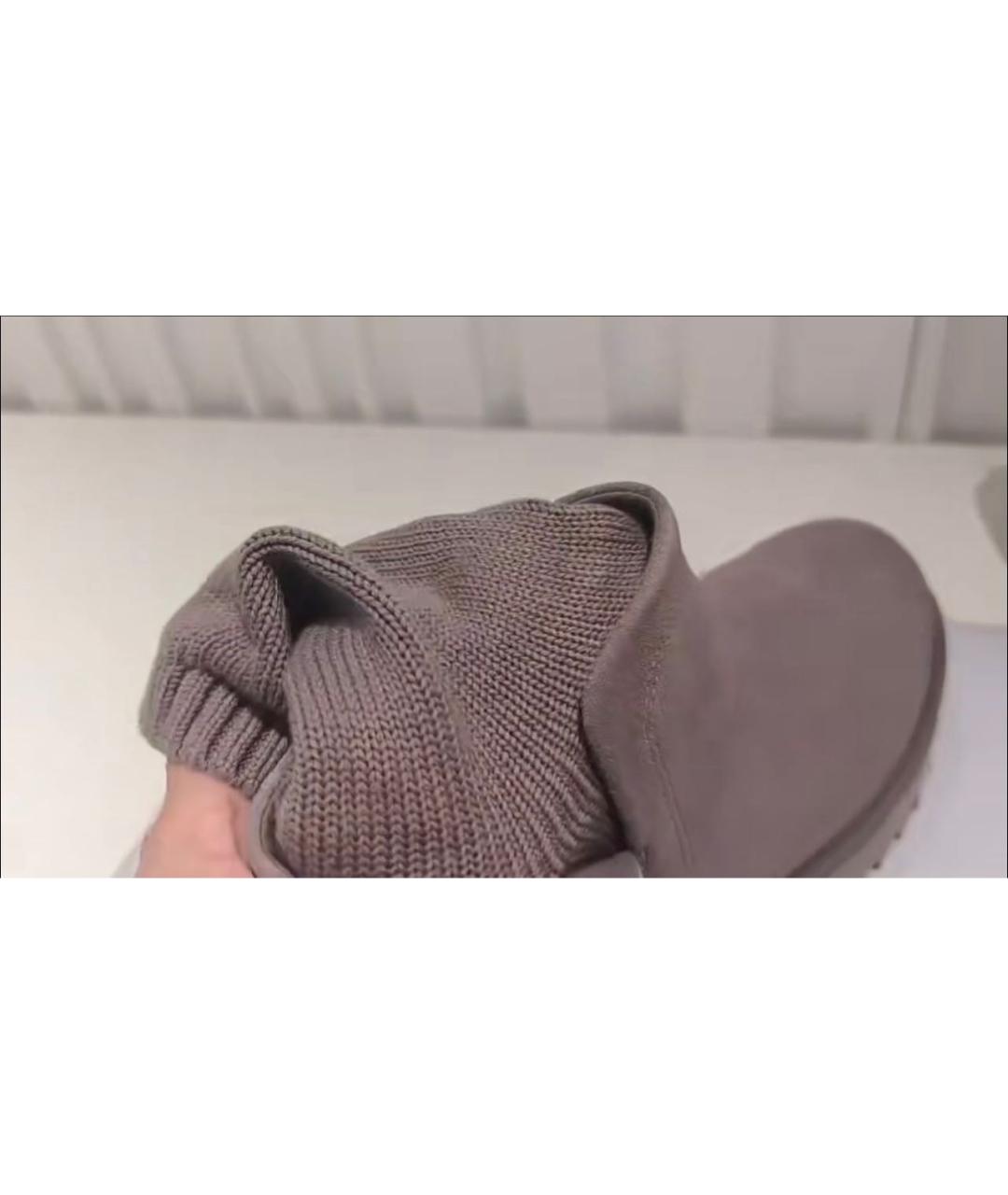 UGG AUSTRALIA Серые замшевые ботинки, фото 7