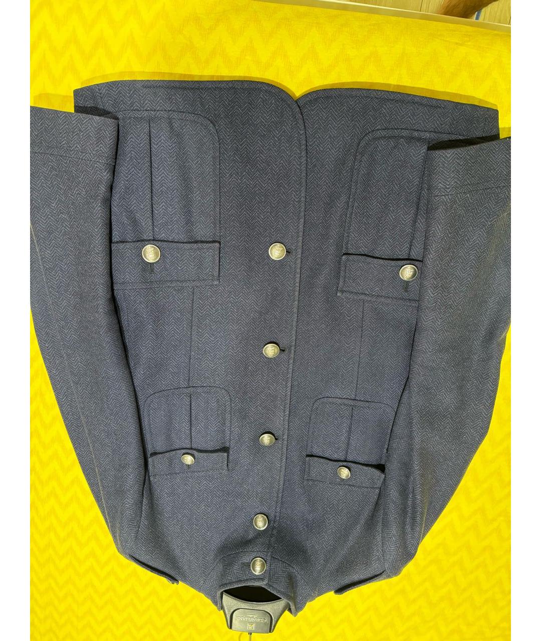 CORNELIANI Синий шерстяной пиджак, фото 9