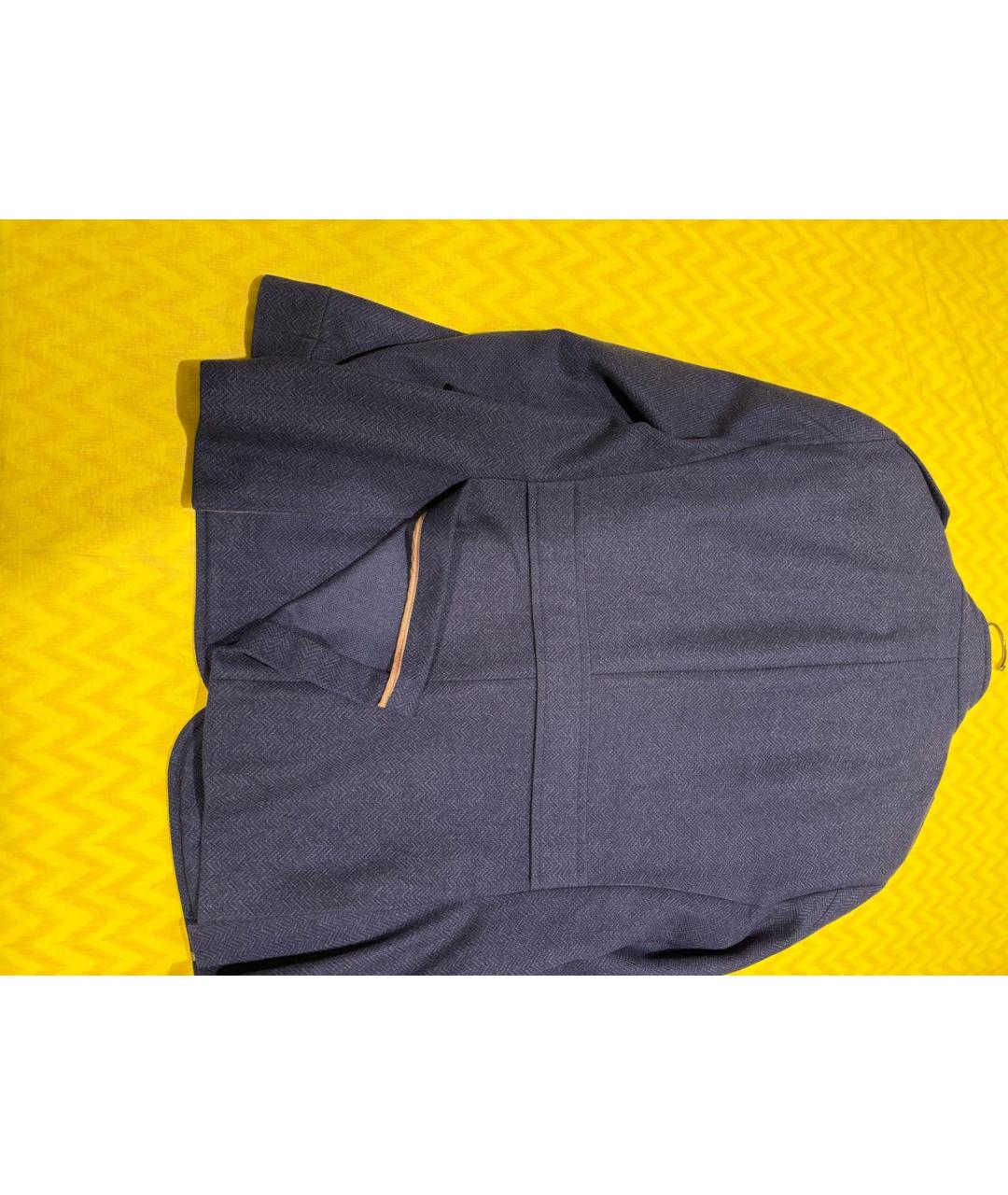 CORNELIANI Синий шерстяной пиджак, фото 6