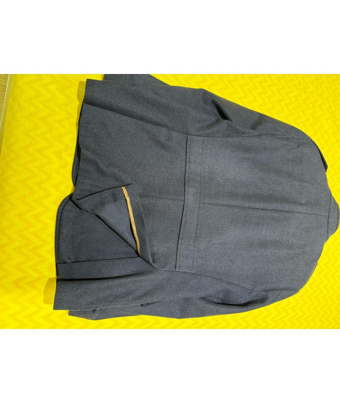 CORNELIANI Синий шерстяной пиджак, фото 8