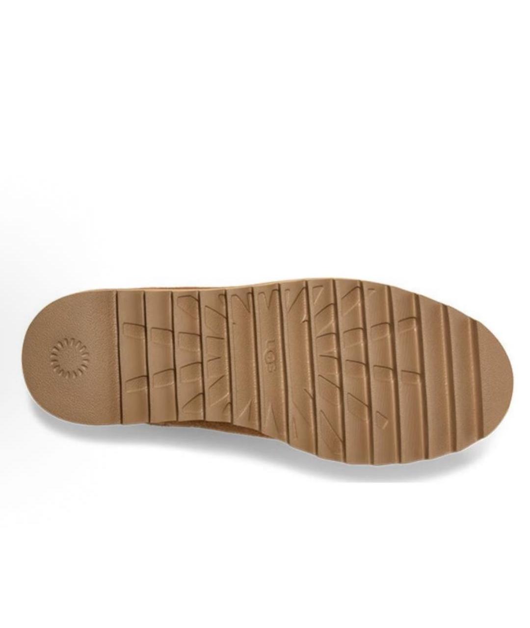 UGG AUSTRALIA Коричневые замшевые ботинки, фото 5