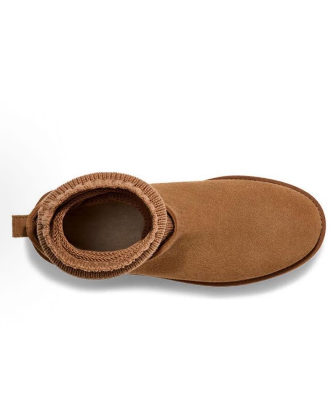 UGG AUSTRALIA Коричневые замшевые ботинки, фото 4