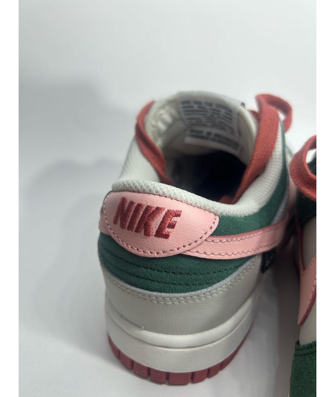 NIKE Зеленые замшевые кроссовки, фото 5