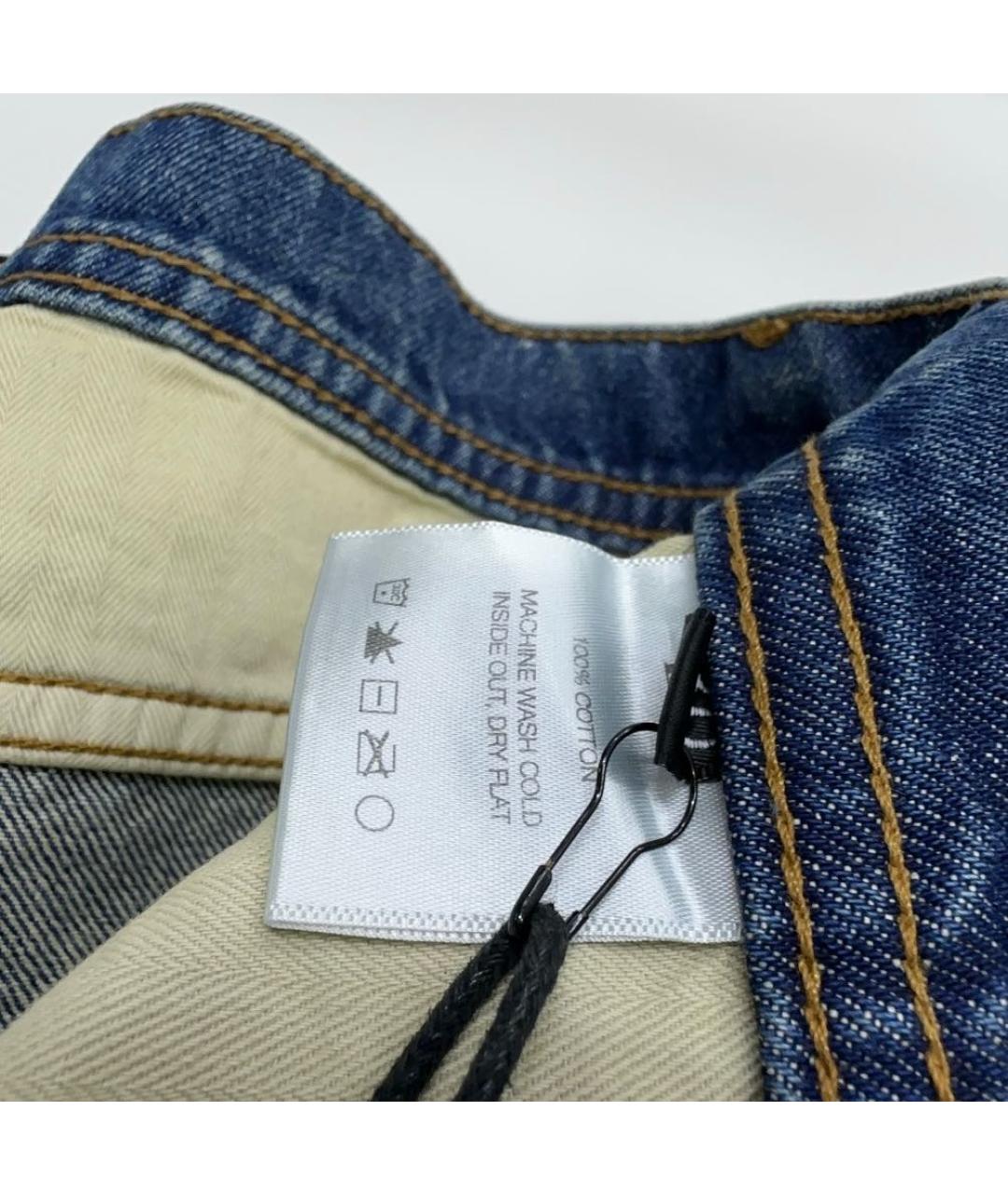 Enfants Riches Déprimés Синие хлопковые прямые джинсы, фото 3