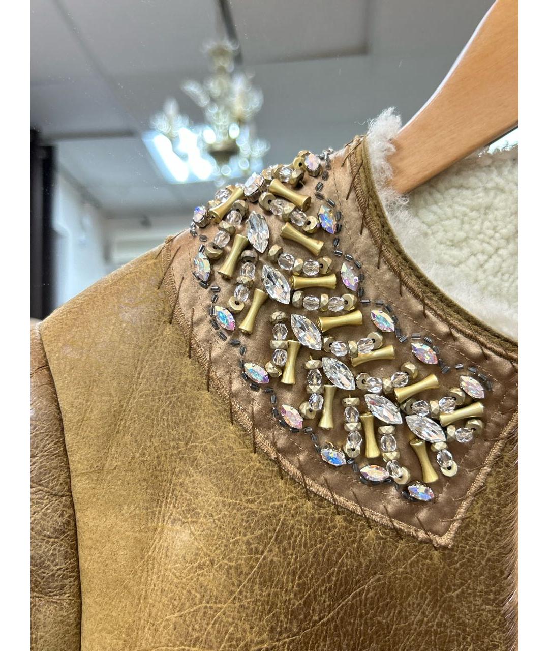 PRADA Коричневая дубленка, фото 3