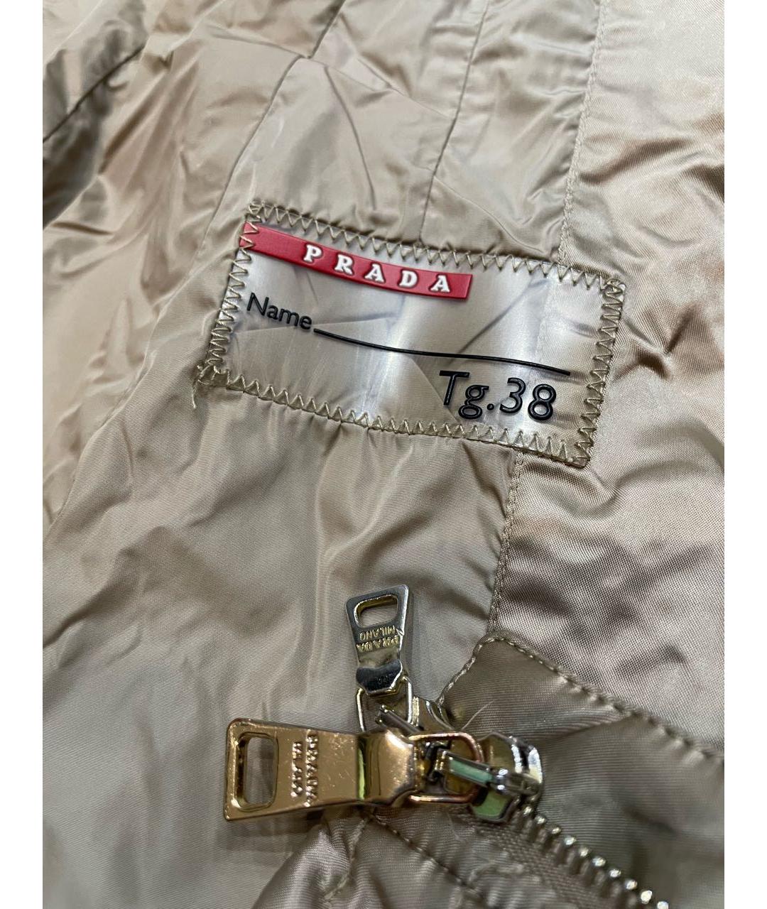 PRADA Бежевая куртка, фото 4