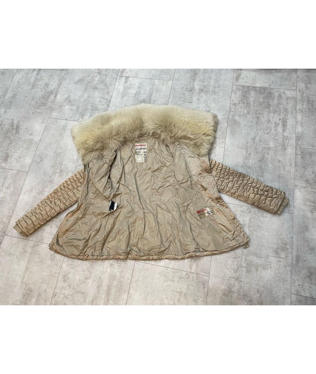 PRADA Бежевая куртка, фото 3