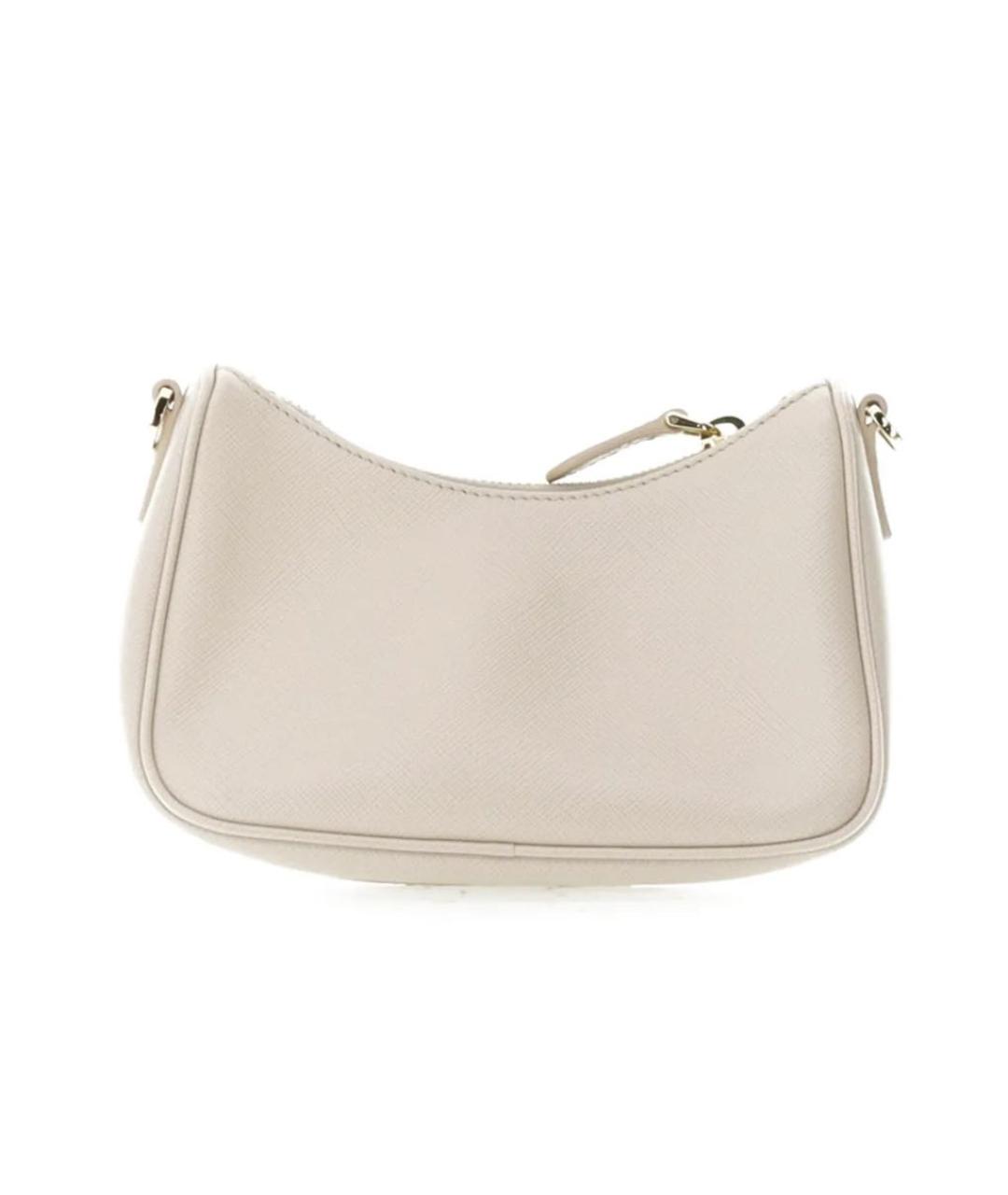 PRADA Бежевая кожаная сумка через плечо, фото 2