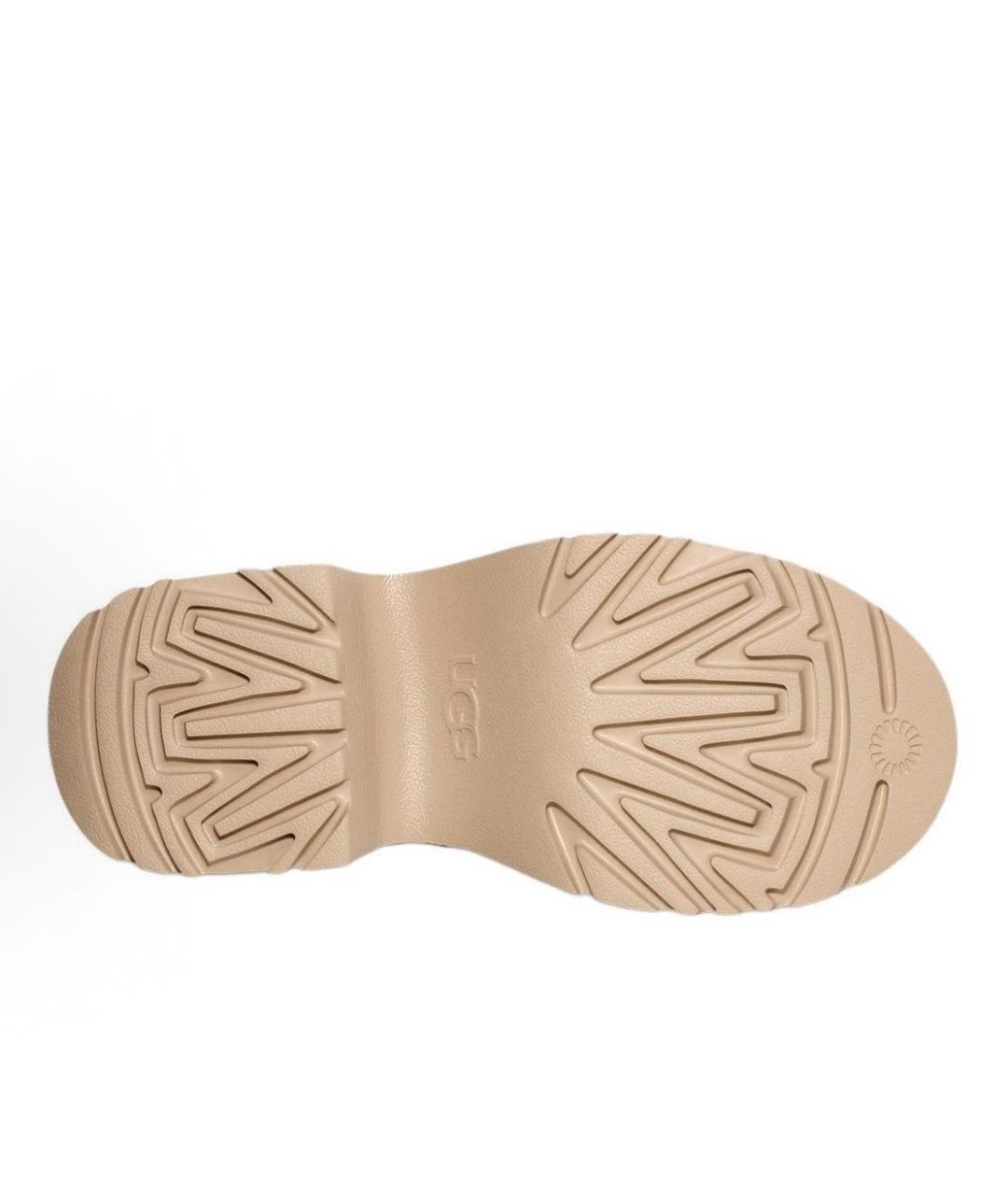 UGG AUSTRALIA Бежевые замшевые ботинки, фото 4