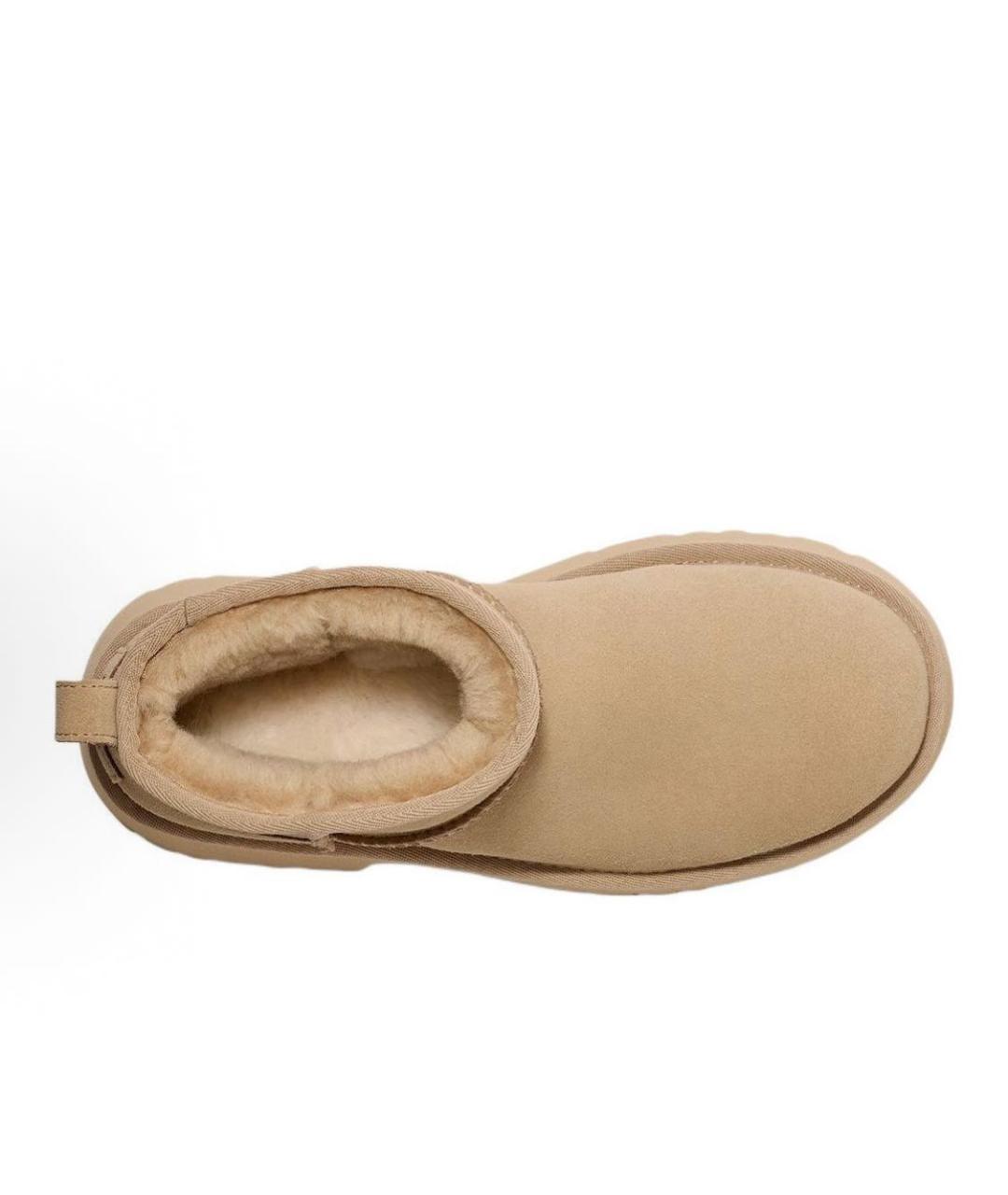 UGG AUSTRALIA Бежевые замшевые ботинки, фото 3