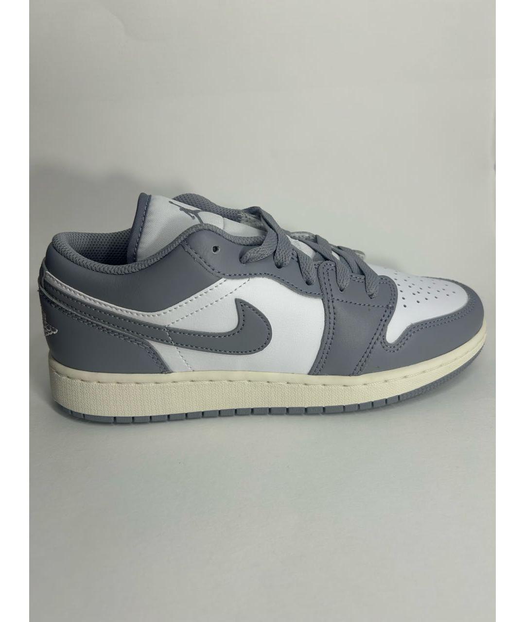 NIKE Серые кожаные кроссовки, фото 7