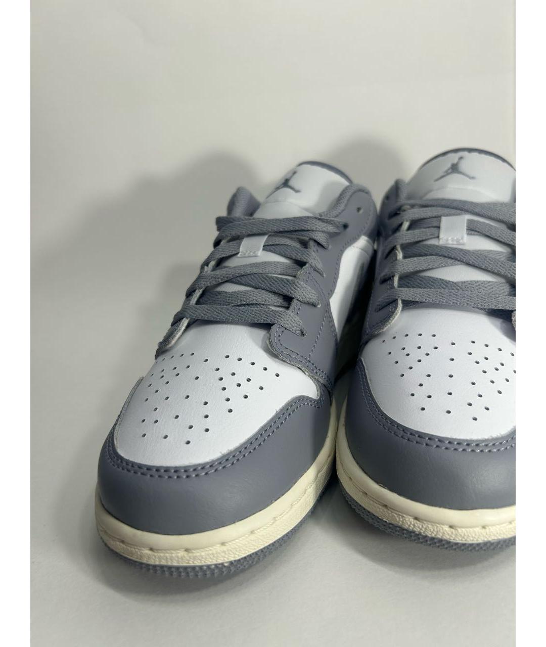 NIKE Серые кожаные кроссовки, фото 2