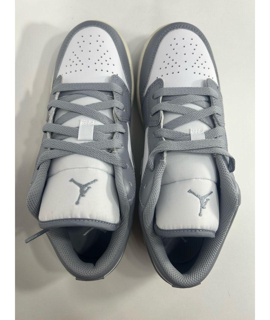 NIKE Серые кожаные кроссовки, фото 3