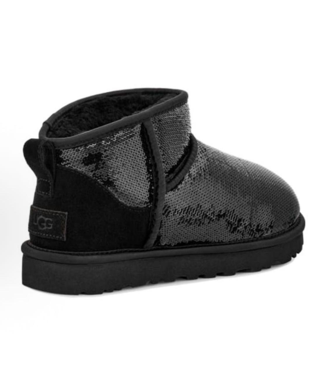 UGG AUSTRALIA Черные ботинки, фото 4