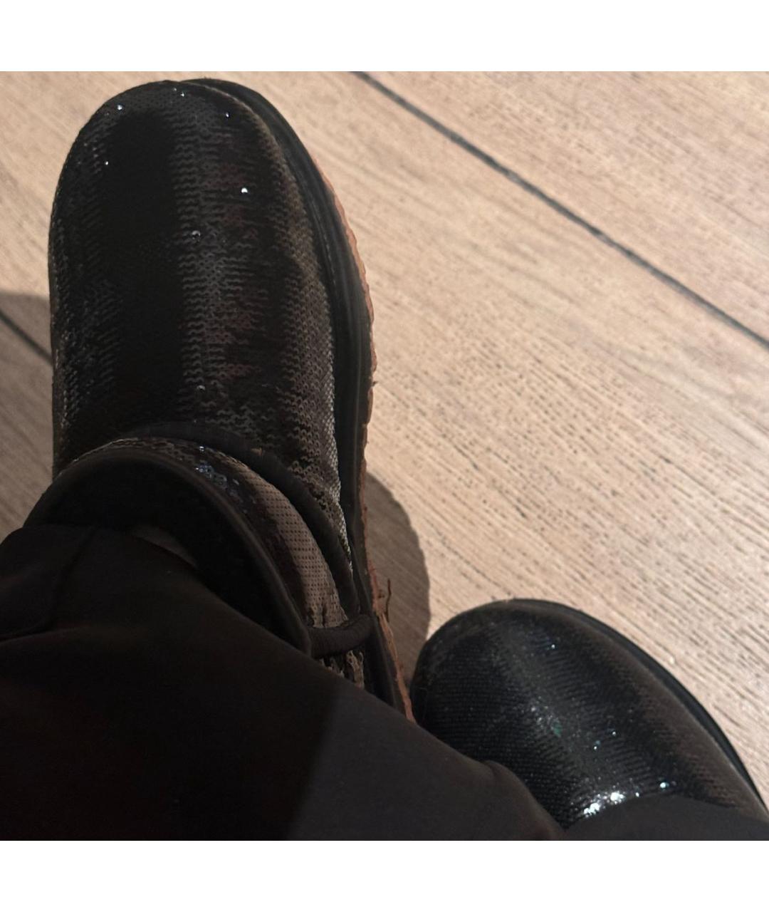 UGG AUSTRALIA Черные ботинки, фото 7