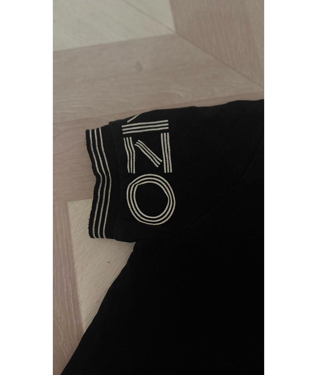 KENZO Темно-синяя детская футболка, фото 5