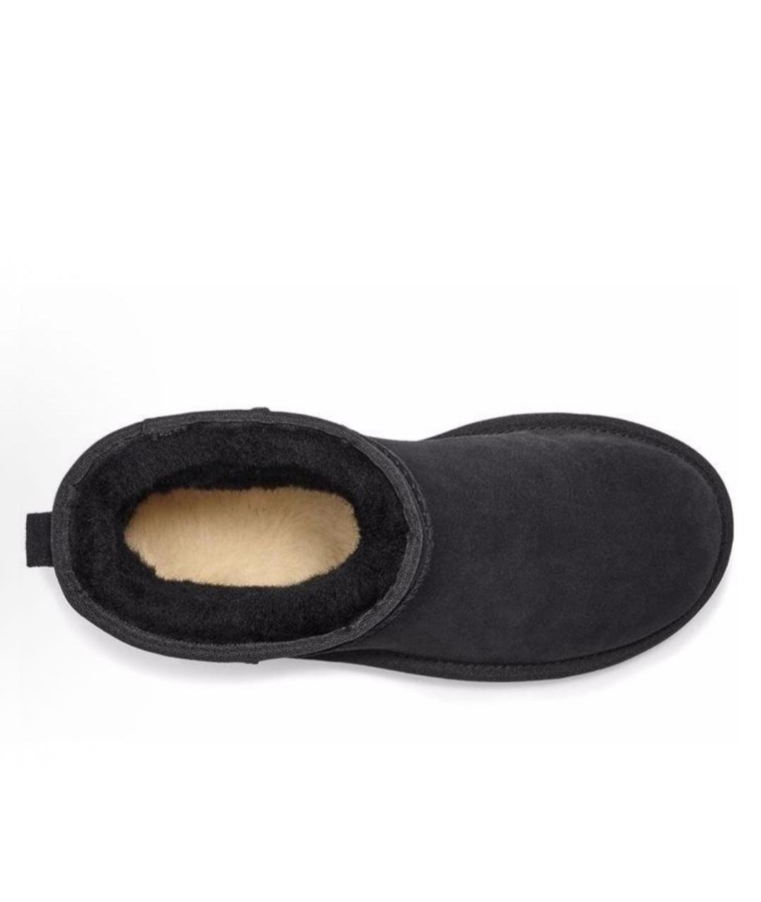 UGG AUSTRALIA Черные замшевые ботинки, фото 4