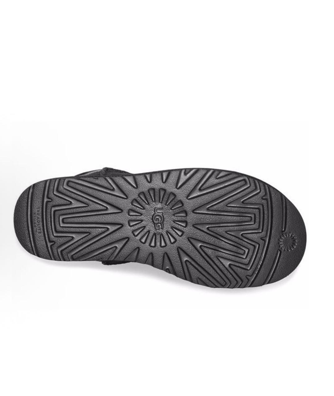 UGG AUSTRALIA Черные замшевые ботинки, фото 5