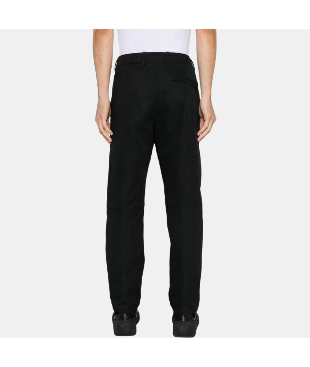 STONE ISLAND Черные брюки чинос, фото 3